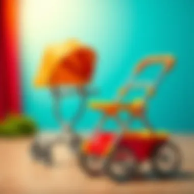 Comparison of single wheel stroller with traditional models