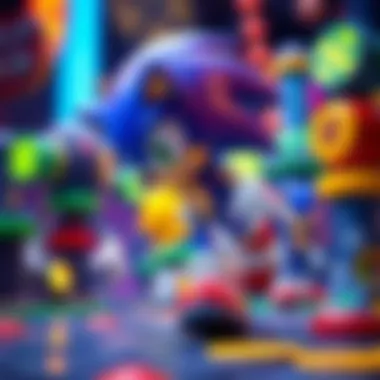 A visual representation of Sonic game mechanics and levels