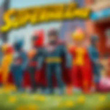 Illustration of the historical evolution of superhero nomenclature