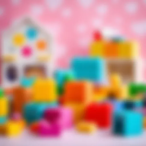 Creative playtime with colorful blocks