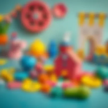 Engaging Craft Activity with Various Materials Engaging craft activity with various materials