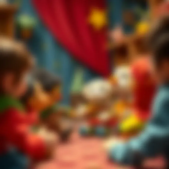 Interactive Storytelling with Puppets Interactive storytelling session with puppets