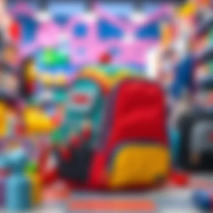 Parents choosing the right school bag for their children