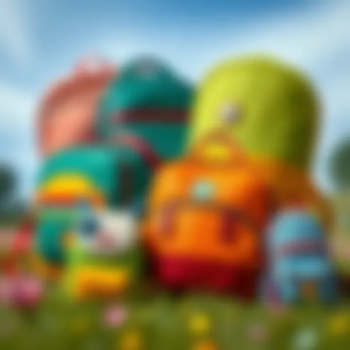 Overview of various Barbili backpack models