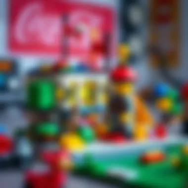 Artistic Lego Project A completed Lego project displaying artistic expression.