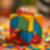 Colorful Snake Cube Puzzle